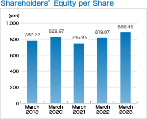Shareholders' Equity per Share