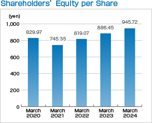 Shareholders' Equity per Share